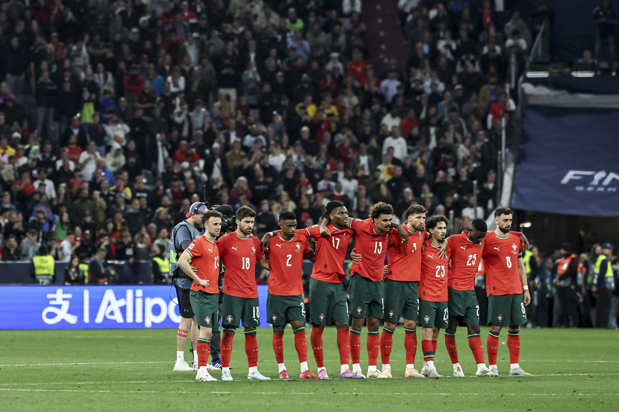 葡萄牙vs.法国，两队在最后一刻战成平局